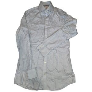 Charles Tyrwhitt Mens Extra Slim Fit Non-Iron Shirt Light Blue 14.5/33